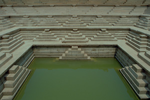 stepped tank, royal enclosure, Hampi