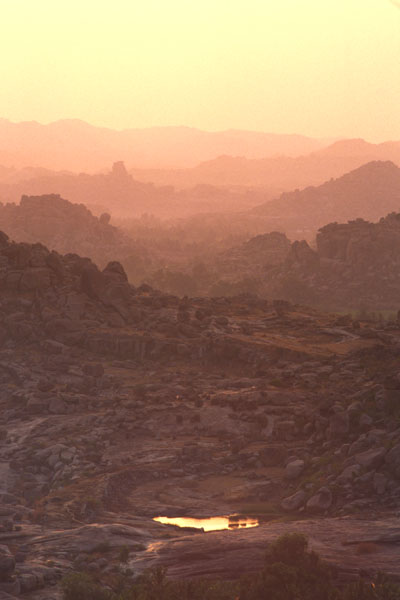 sunrise from Matunga Hill, Hampi