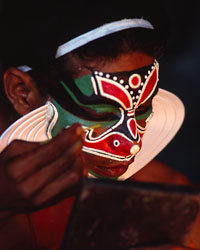 Kathakali dancer