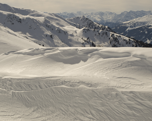 alpbach snowscape